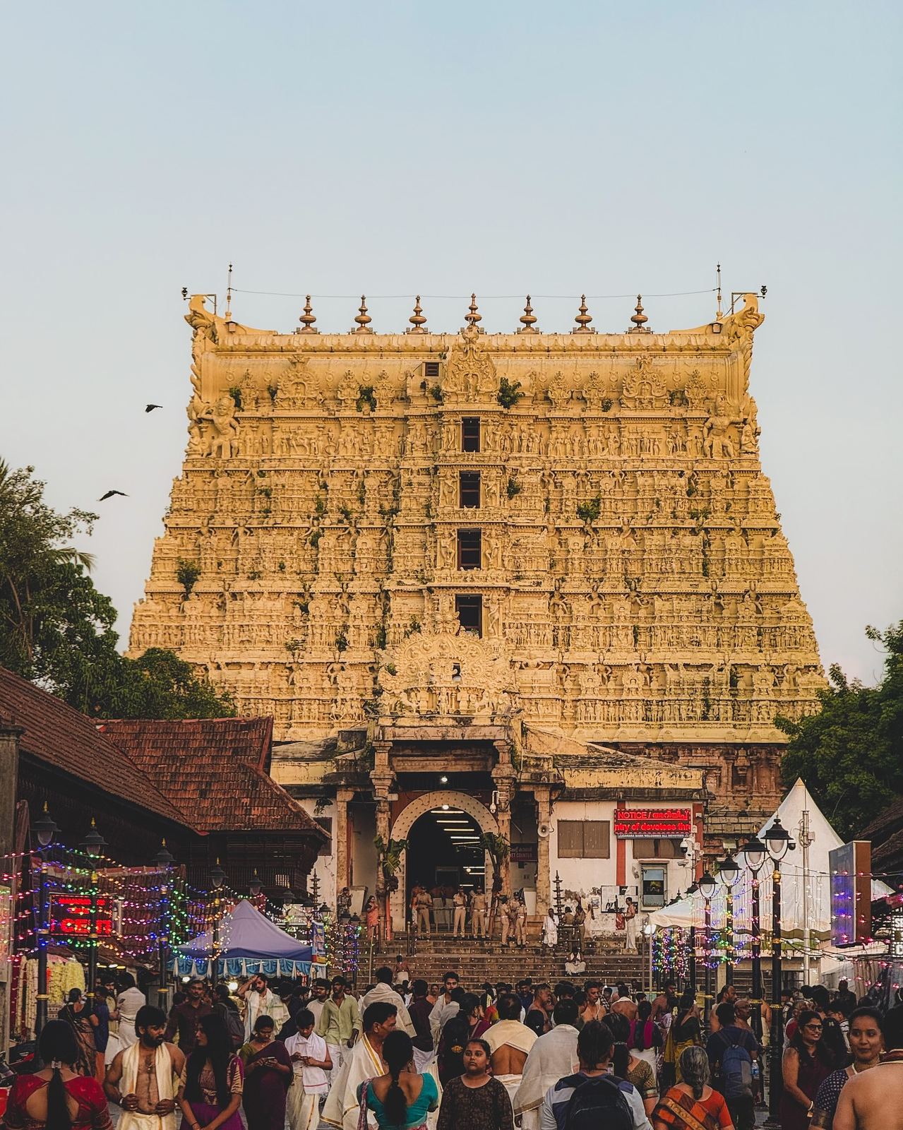 Padmanabhaswamy Temple in Thiruvananthapuram, Kerala